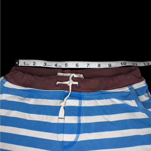 Mini Boden blue and white striped shorts 10 k38 - Picture 4 of 5